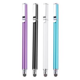 Unique Bargains - 4pcs Stylus Pens for Touch Screens Universal Capacitive Stylus Pencil Sensitivity for Phone Tablet Touch Screen Device - Black Blue Purple White