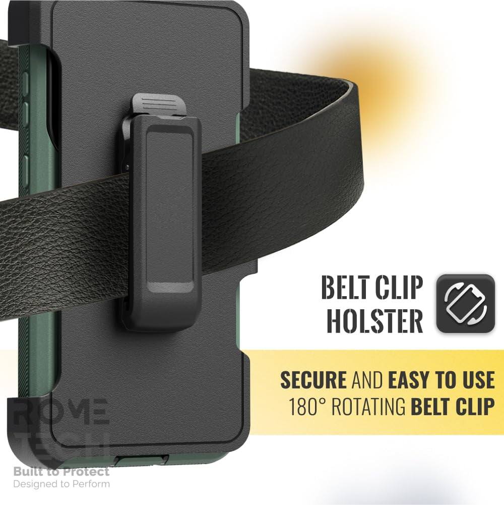 BELT CLIP HOLSTER  
Built to Protect  
Designed to Perform  

SECURE AND EASY TO USE  
180° ROTATING BELT CLIP