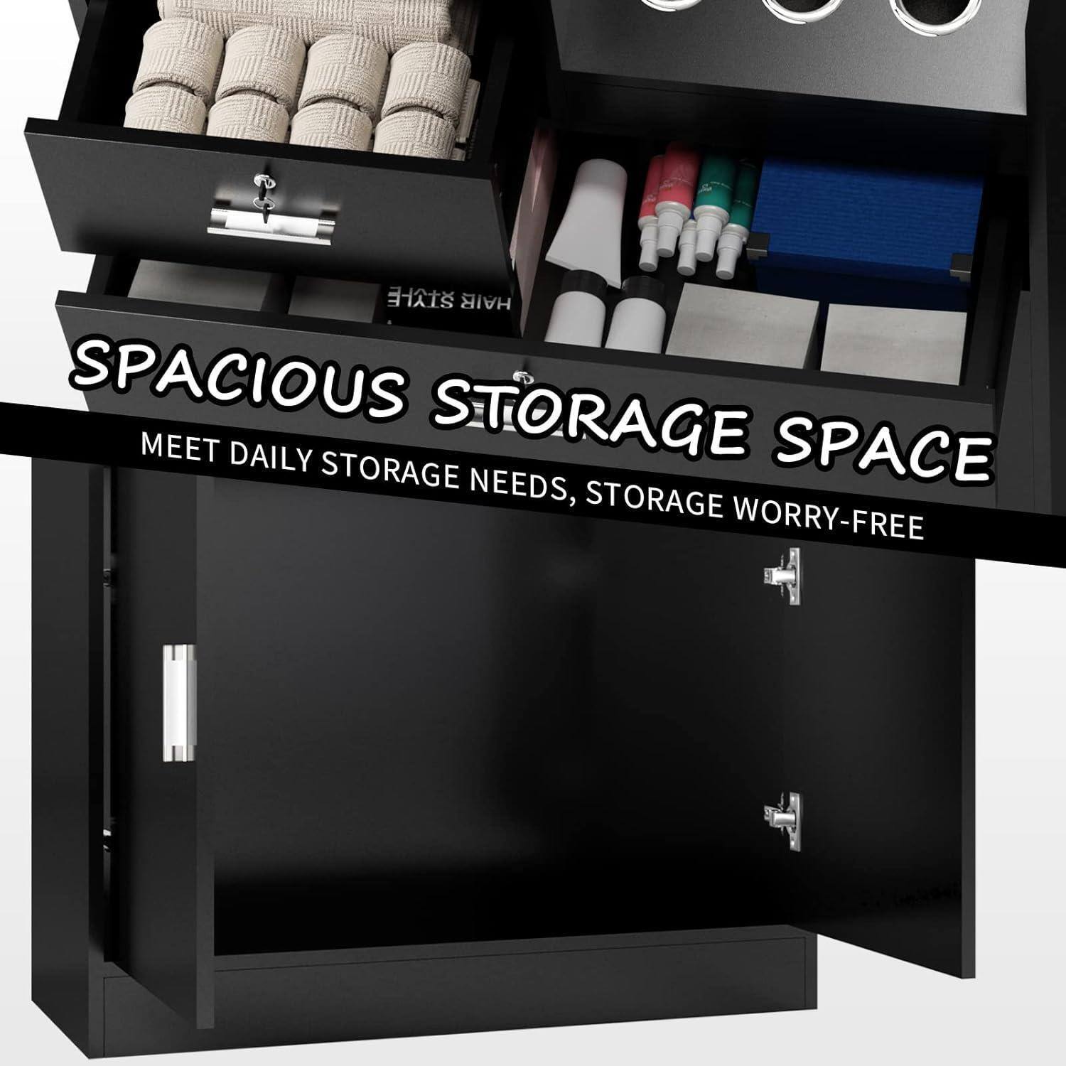 SPACIOUS STORAGE SPACE  
MEET DAILY STORAGE NEEDS, STORAGE WORRY-FREE