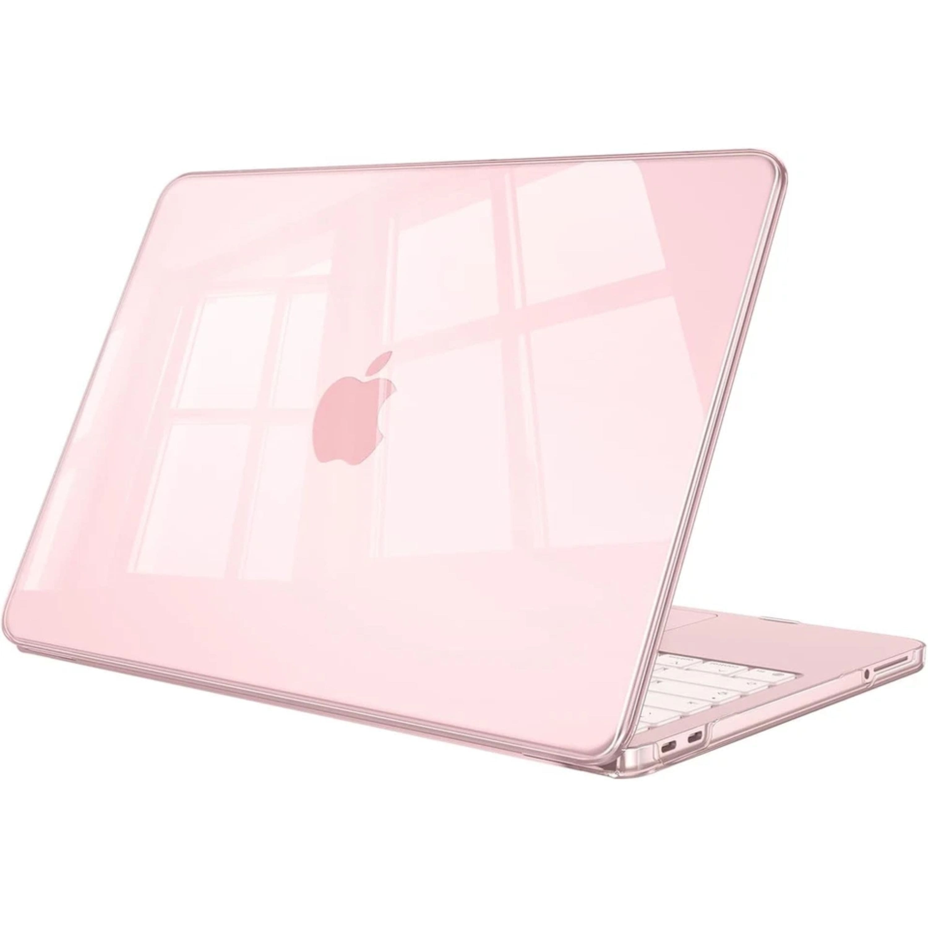 Kitcheniva - Ultra-Thin Snap On Hard Shell Case for MacBook Neo 13 Inch (2026) - Crystal Blush