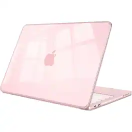 Kitcheniva - Ultra-Thin Snap On Hard Shell Case for MacBook Neo 13 Inch (2026) - Crystal Blush