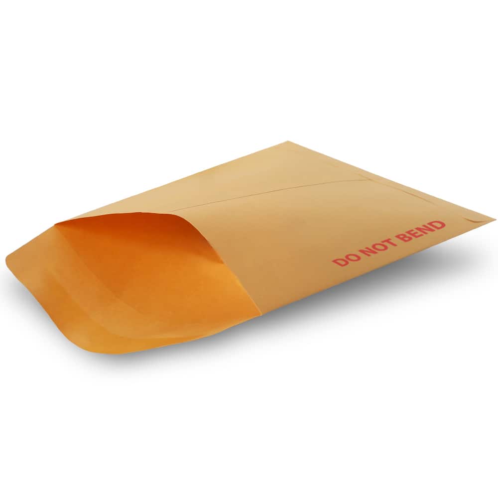 "Fosmon - #5 Kraft Gummed Envelopes Mailer ""DO NOT BEND"" 9.25"" x 12"" - 250 Pack - Orange" price history on PriceWatchPro