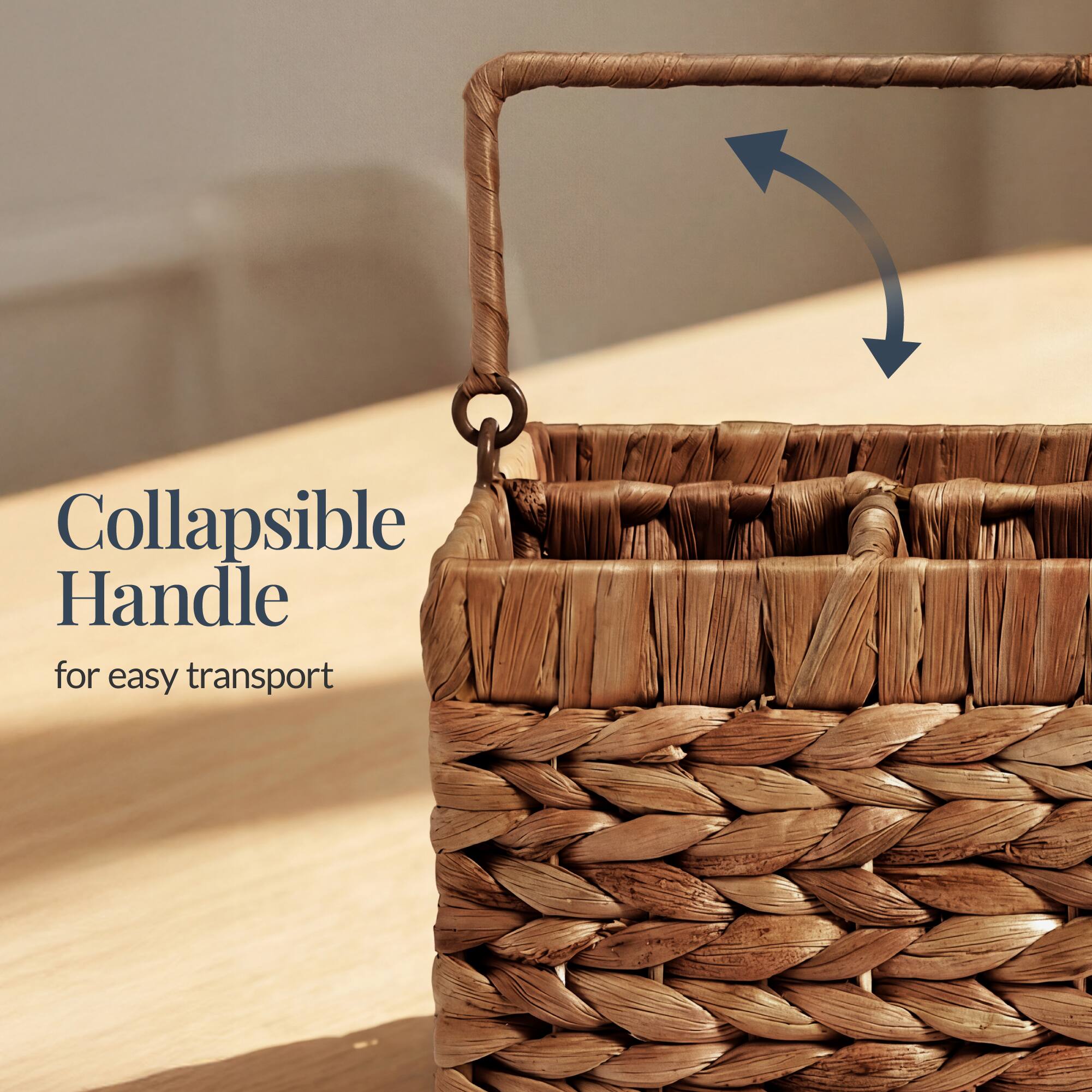 Collapsible Handle for easy transport