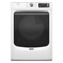Maytag - 7.4 Cu. Ft. Smart Electric Dryer with Steam and Pet Pro System - White