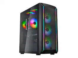 SilverStone - FARA 511Z High Airflow ATX Gaming Chassis with Excellent Cooling Potential Case SST-FA511Z-BG Black - Black