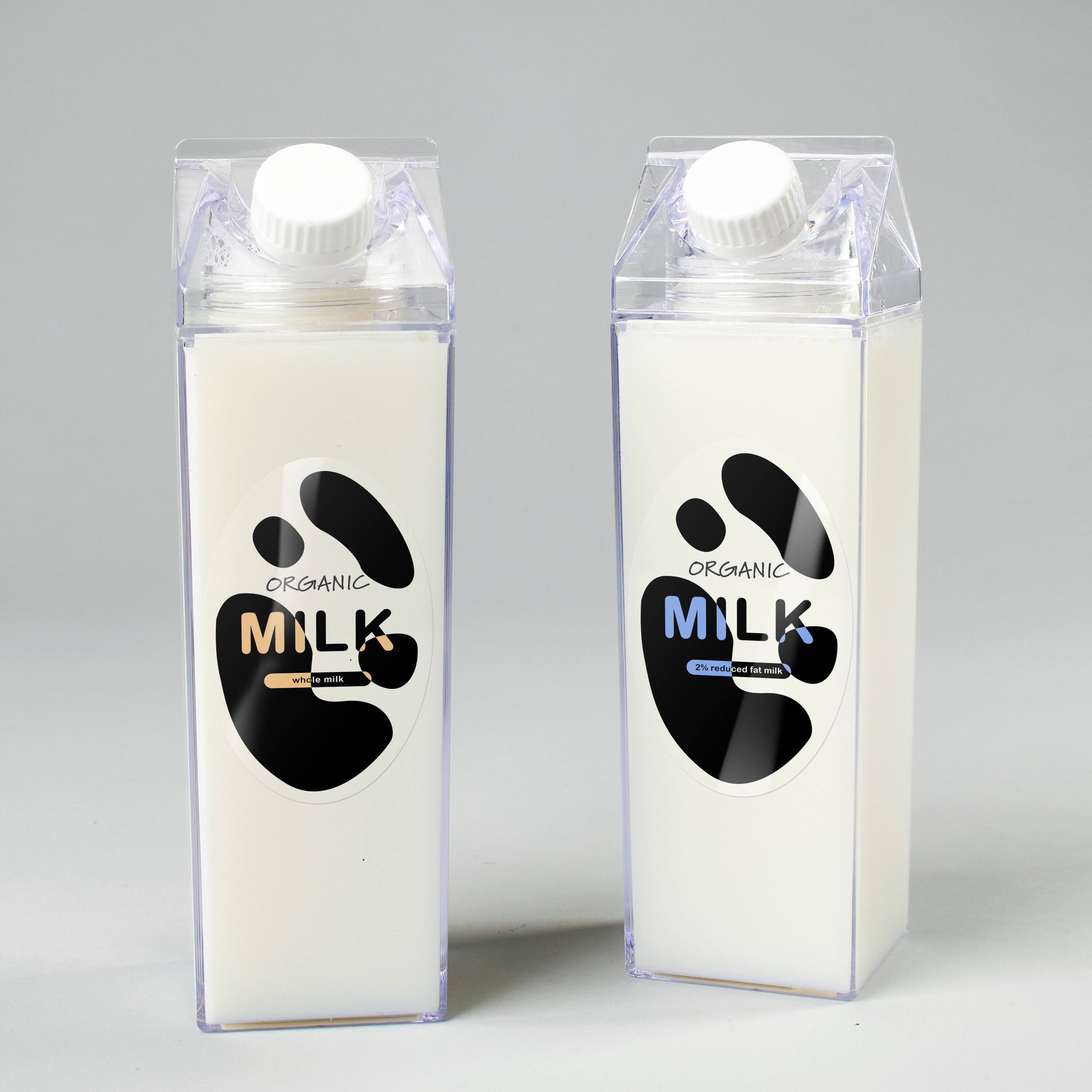 ORGANIC MILK  
whole milk  

ORGANIC MILK  
2% reduced fat milk