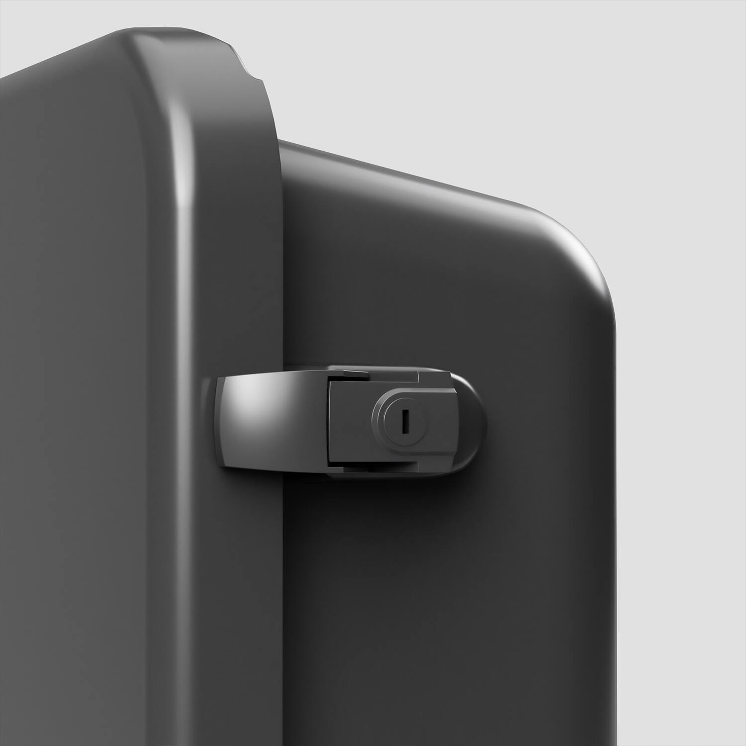 Alt View 19. Storm Shell - Deluxe Weatherproof 44”  Outdoor TV Enclosure with Full Motion TV Mount Included - Black.