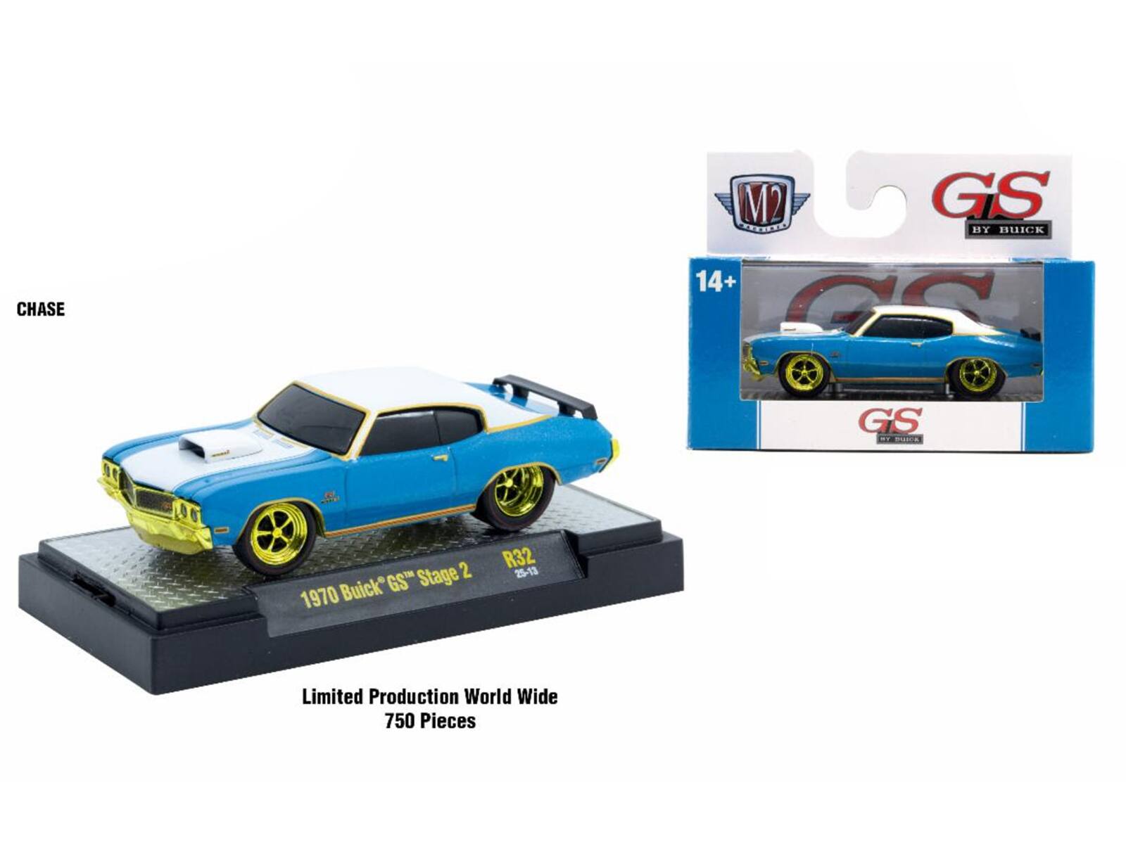 CHASE M2 GS ECO BY BUICK 14+ 20 GS Y mICA Stage 2 Buick GS 1970 R32 25-13 Limited Production World Wide 750 Pieces
