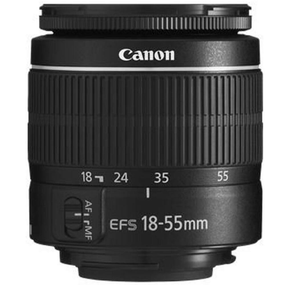 Canon EFS 18-55mm  
AF i rMF