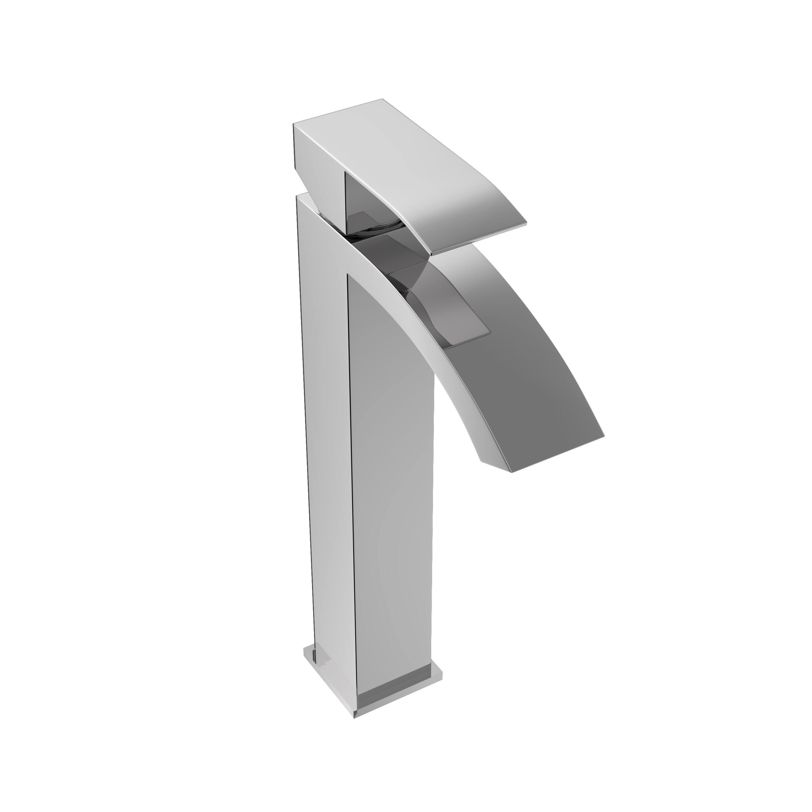 Left. Bothwa Home - Bothwa Home BF-HD1205-CH 6 - Inch Joss Single Handle Bathroom Faucet in Chrome Finish - Chrome.