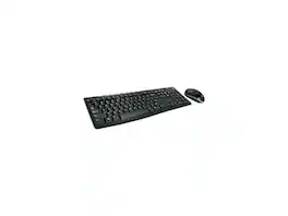Logitech - Media Combo MK200 Full-Size Keyboard and High-Definition Optical Mouse - Black