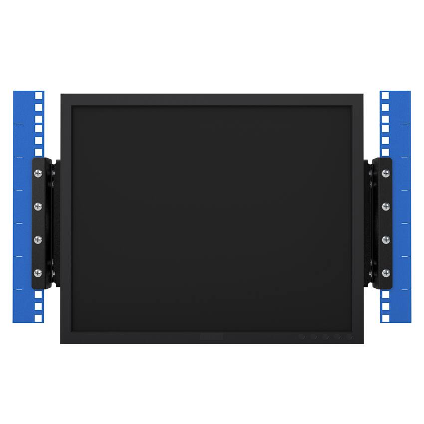 Alt View 7. RackSolutions - RackSolutions 4U Adjustable Monitor Rackmount (No Monitor) - Black.