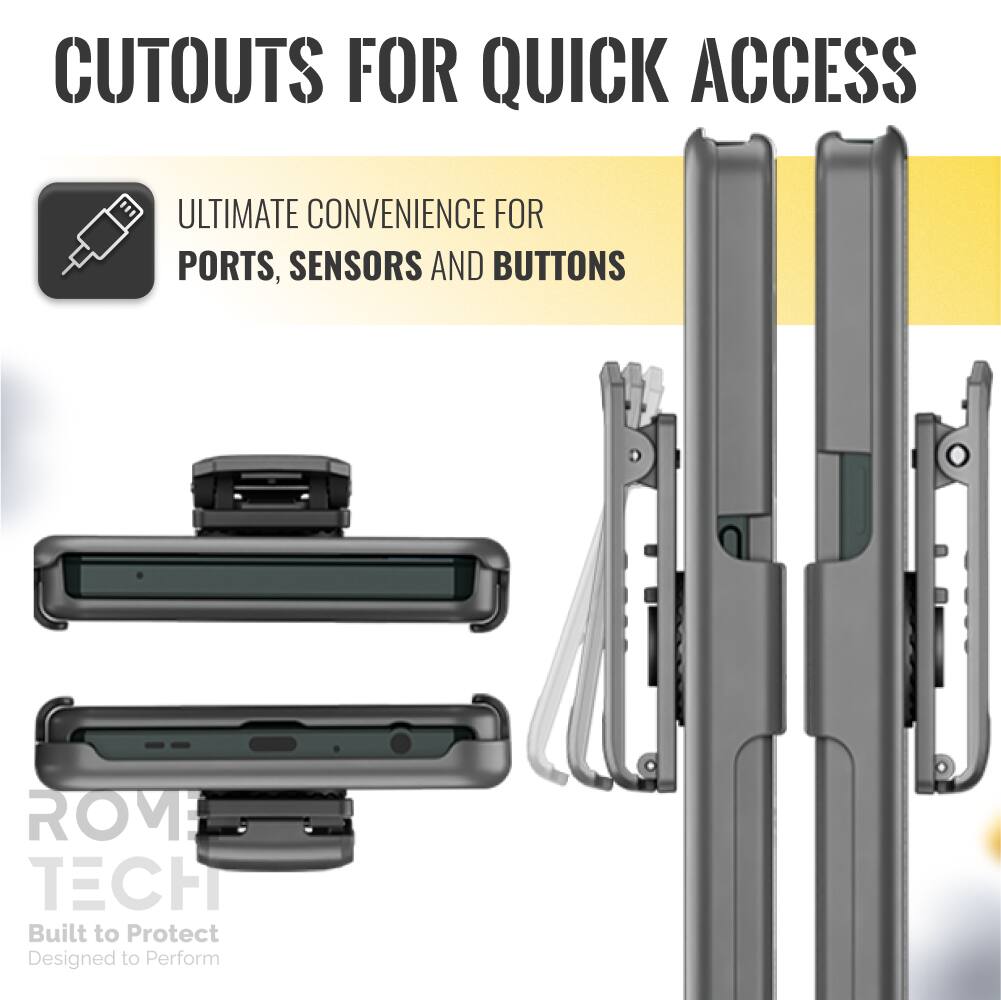 CUTOUTS FOR QUICK ACCESS

ULTIMATE CONVENIENCE FOR PORTS, SENSORS AND BUTTONS

ROVE TECH
Built to Protect
Designed to Perform