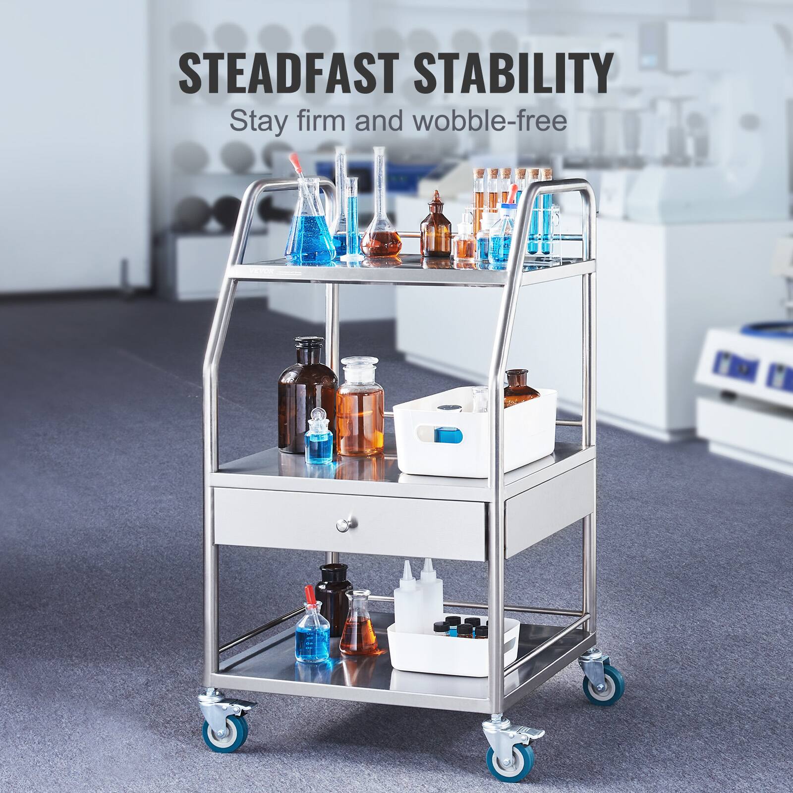 STEADFAST STABILITY
Stay firm and wobble-free