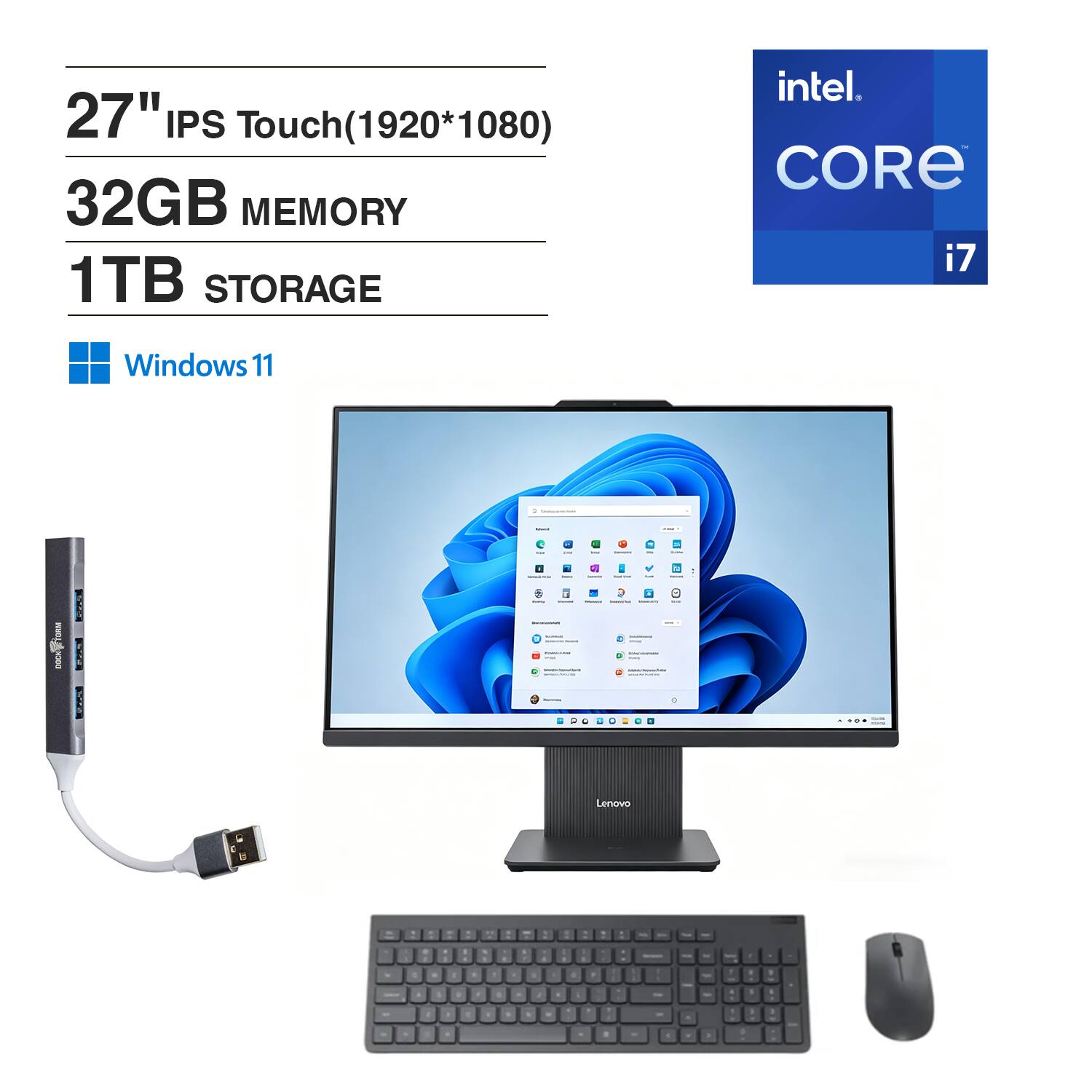 Lenovo IdeaCentre All in One 27 FHD (Intel i7 13620H, 32GB DDR5