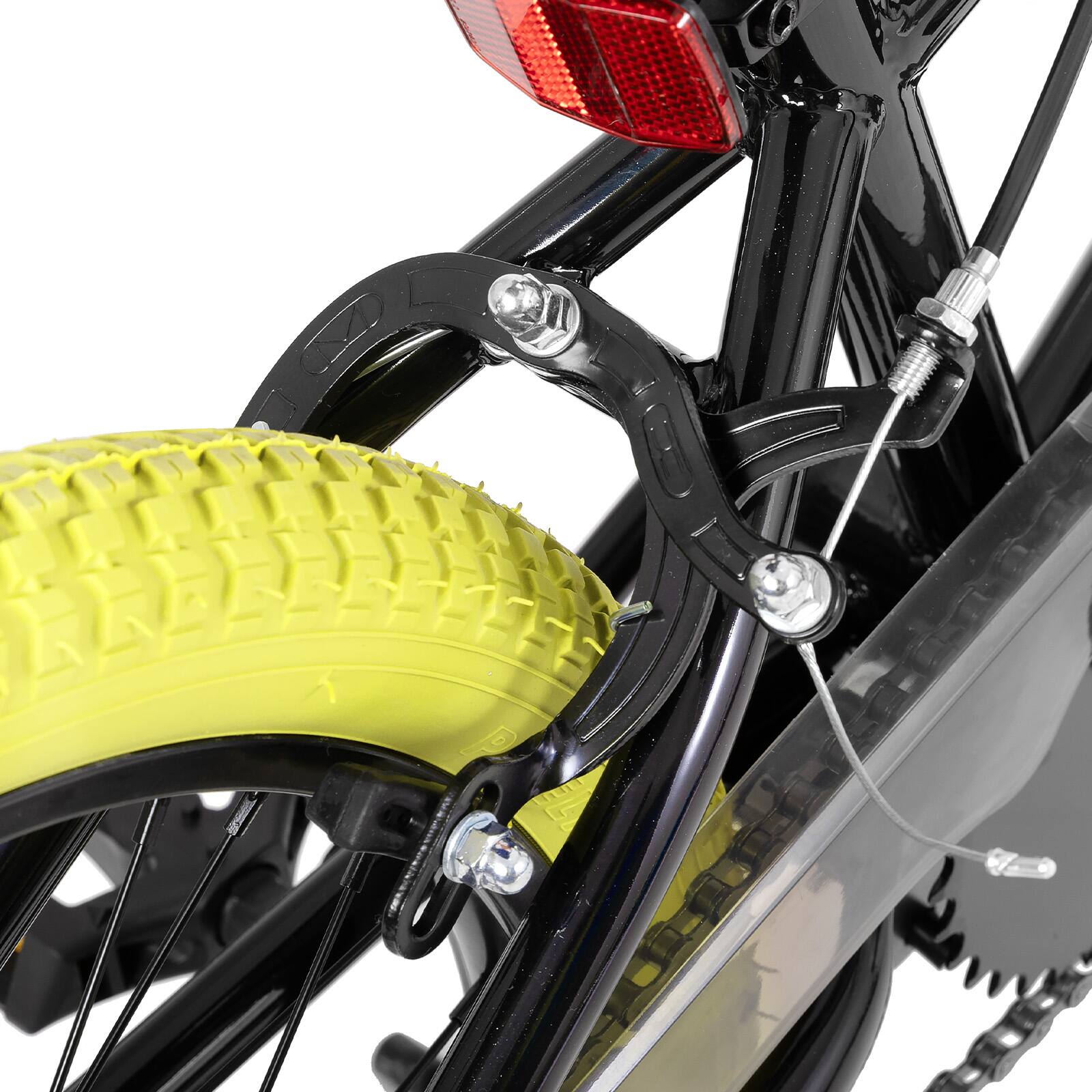 Alt View 4. JOYSTAR - JOYSTAR Brockway Freestyle Kids BMX Bike 20" Kids Bicycles for Ages 6-10, Girls Boys Beginner-Level Riders 2 Pegs Yellow - Yellow.