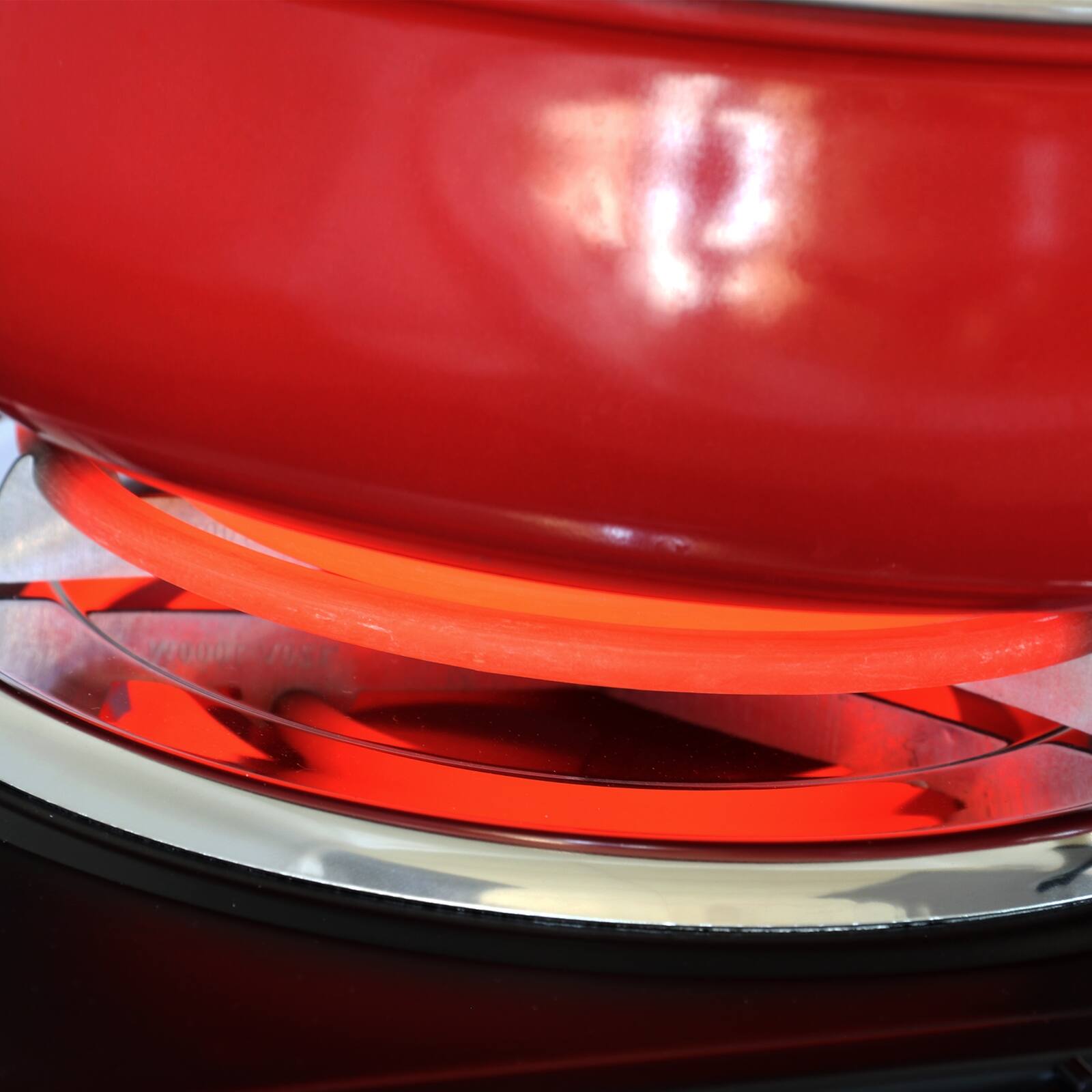 Alt View 2. MegaChef - MegaChef Electric Easily Portable Ultra Lightweight Dual Coil Burner Cooktop Buffet Range in Matte Black - Black.