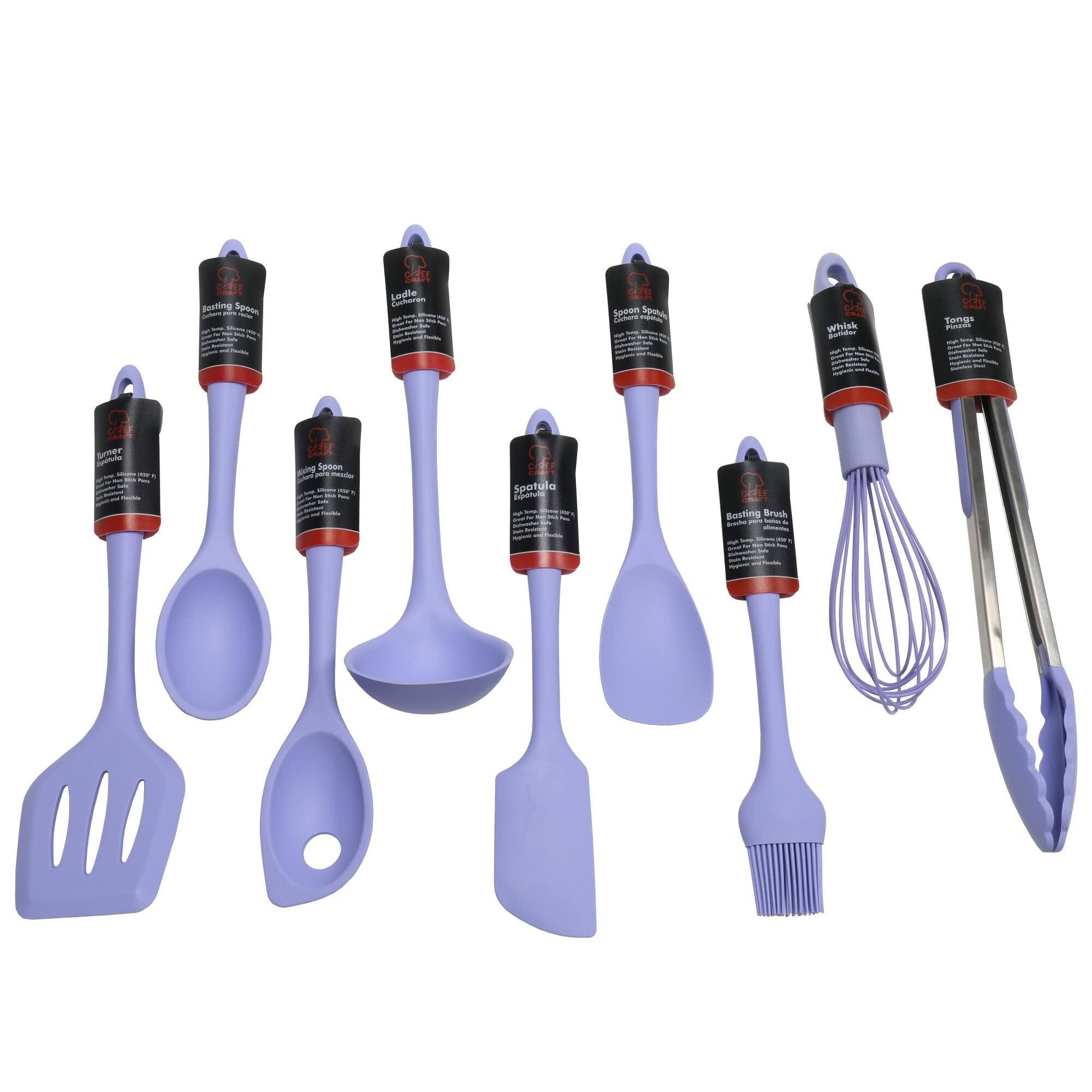 Sure, here is the corrected and grouped text from the image:

1. **Spatula**
   - Spatula
   - Spatula
   - Spatula

2. **Slotted Spoon**
   - Slotted Spoon
   - Slotted Spoon
   - Slotted Spoon

3. **Spoon Spoon**
   - Spoon Spoon
   - Spoon Spoon
   - Spoon Spoon

4. **Ladle**
   - Ladle
   - Ladle
   - Ladle

5. **Whisk**
   - Whisk
   - Whisk
   - Whisk

6. **Tongs**
   - Tongs
   - Tongs
   - Tongs

7. **Basting Brush**
   - Basting Brush
   - Basting Brush
   - Basting Brush

8. **Spatula**
   - Spatula
   - Spatula
   - Spatula

9. **Spatula**
   - Spatula
   - Spatula
   - Spatula

10. **Spatula**
    - Spatula
    - Spatula
    - Spatula

11. **Spatula