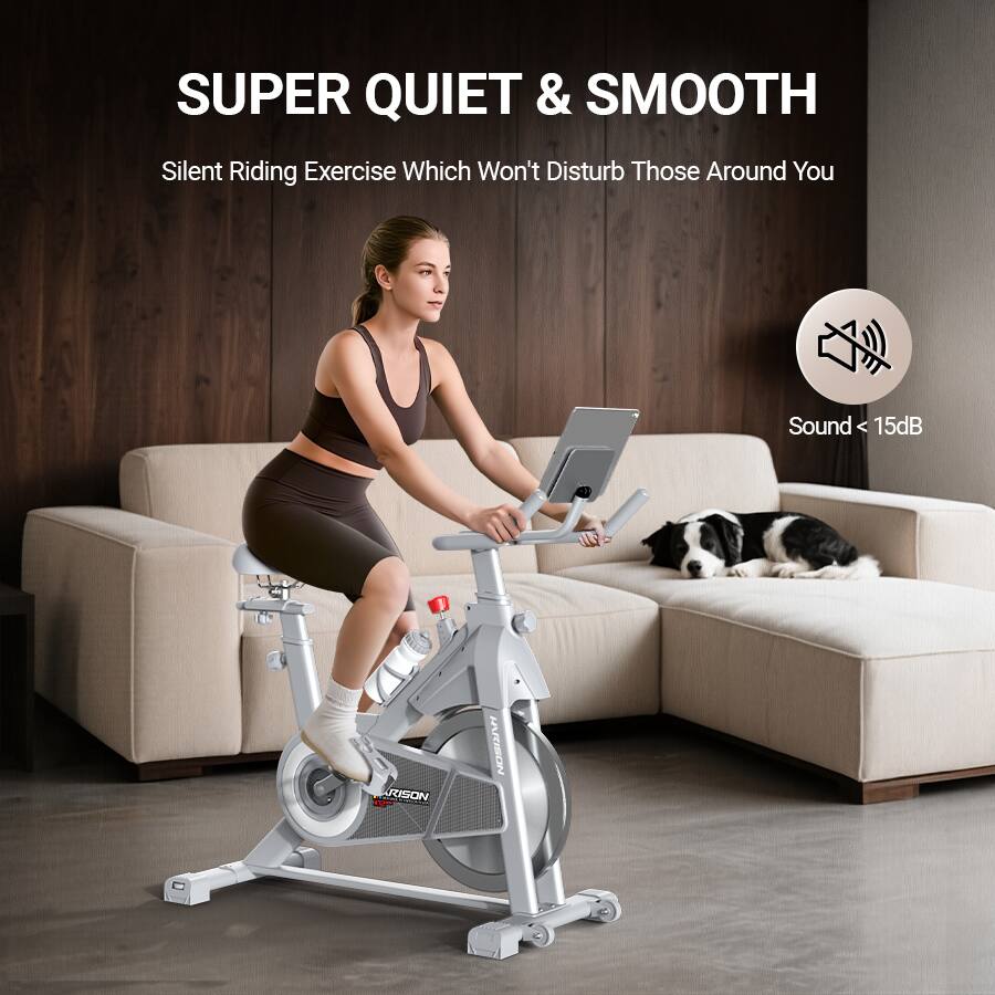 SUPER QUIET & SMOOTH  
Silent Riding Exercise Which Won't Disturb Those Around You  
Sound < 15dB  
I RISON HARISON