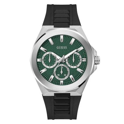Front. Guess - Guess Men's Dashboard Green Dial Watch - GW0799G3 - Green.