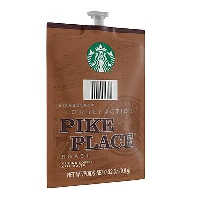 STARBUCKS® TORREFACTION  
PIKE PLACE  
ROAST  
GROUND COFFEE  
CAFE MOULU  
NET WT/POIDS NET 0.32 OZ (9.0 g)