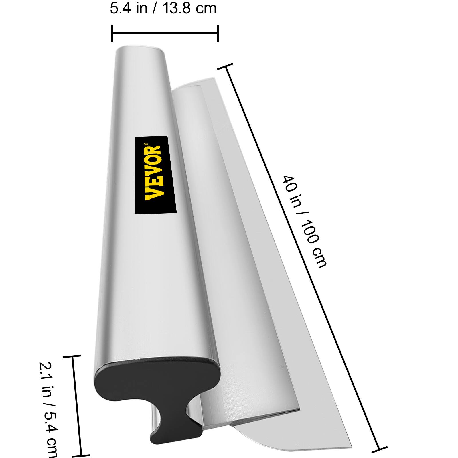 5.4 in / 13.8 cm  
VEVOR  
40 in / 100 cm  
2.1 in / 5.4 cm