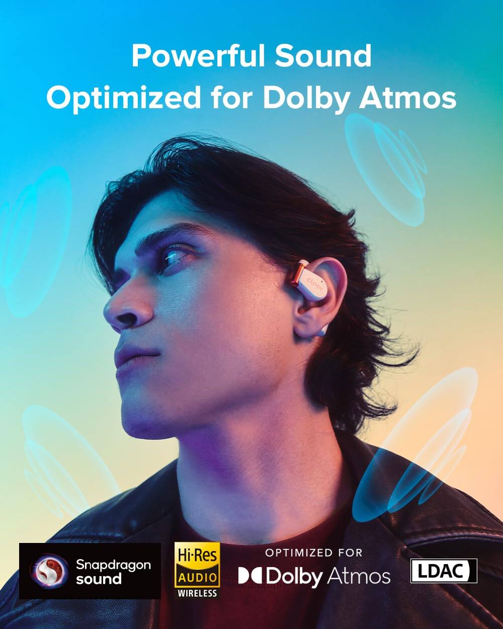 Powerful Sound Optimized for Dolby Atmos, Hi-Res Audio Wireless, Optimized for Dolby Atmos, LDAC