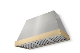 AGA - 48 inches - Externally Vented - Wall Range Hood - Stainless Steel