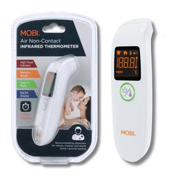 MOBI - Air Non-Contact Forehead Thermometer with Integrated Distance Sensor - White