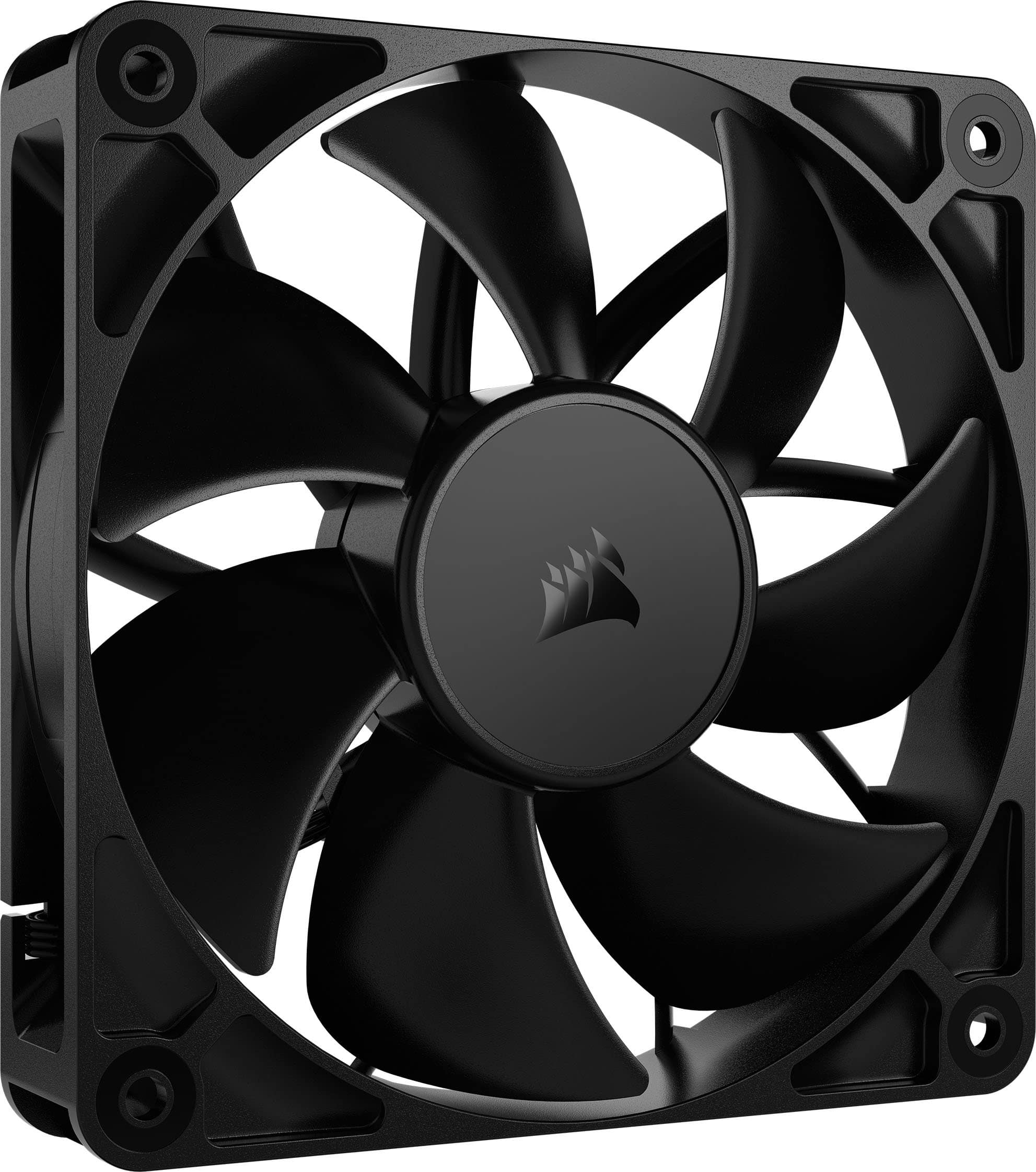 Angle. CORSAIR - RS120 120mm PWM Computer Case Fan Expansion Fan - Black.