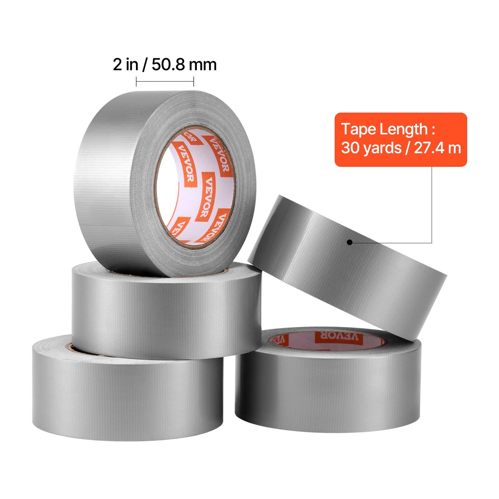 2 in / 50.8 mm

Tape Length: 30 yards / 27.4 m