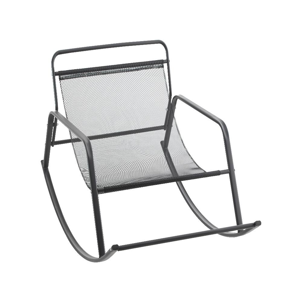 Alt View 2. Loheer - Loheer White Rocking Chair Boucle Reclining Chair Modern Accent Chair for Nursery Living Room - White.