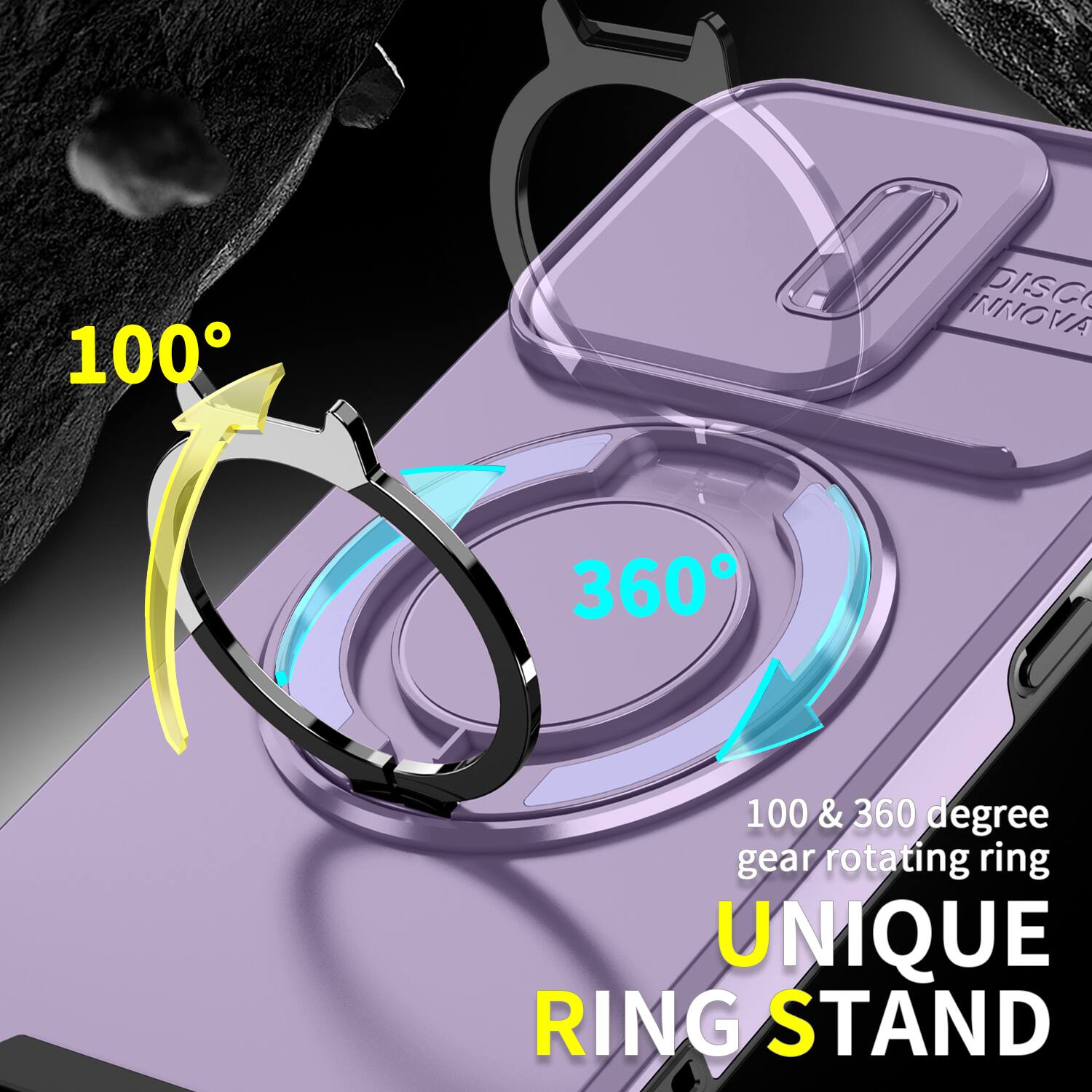 100
bisc NNOVA
360
100 & 360 degree gear rotating ring UNIQUE RING STAND