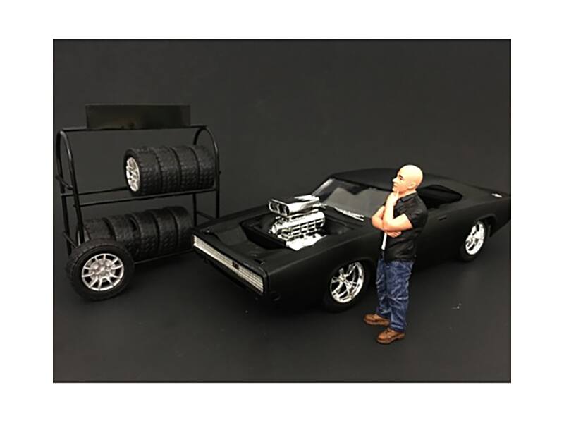Alt View 1. American Diorama - Street Racing Crew Figurine I Accessory for 1/18 Scale Models by American Diorama.
