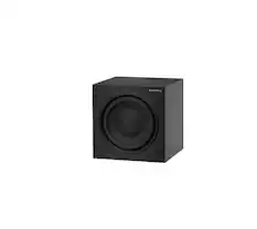 Front. Bowers & Wilkins - 600 Series 10" 500W Powered Subwoofer - Matte Black.