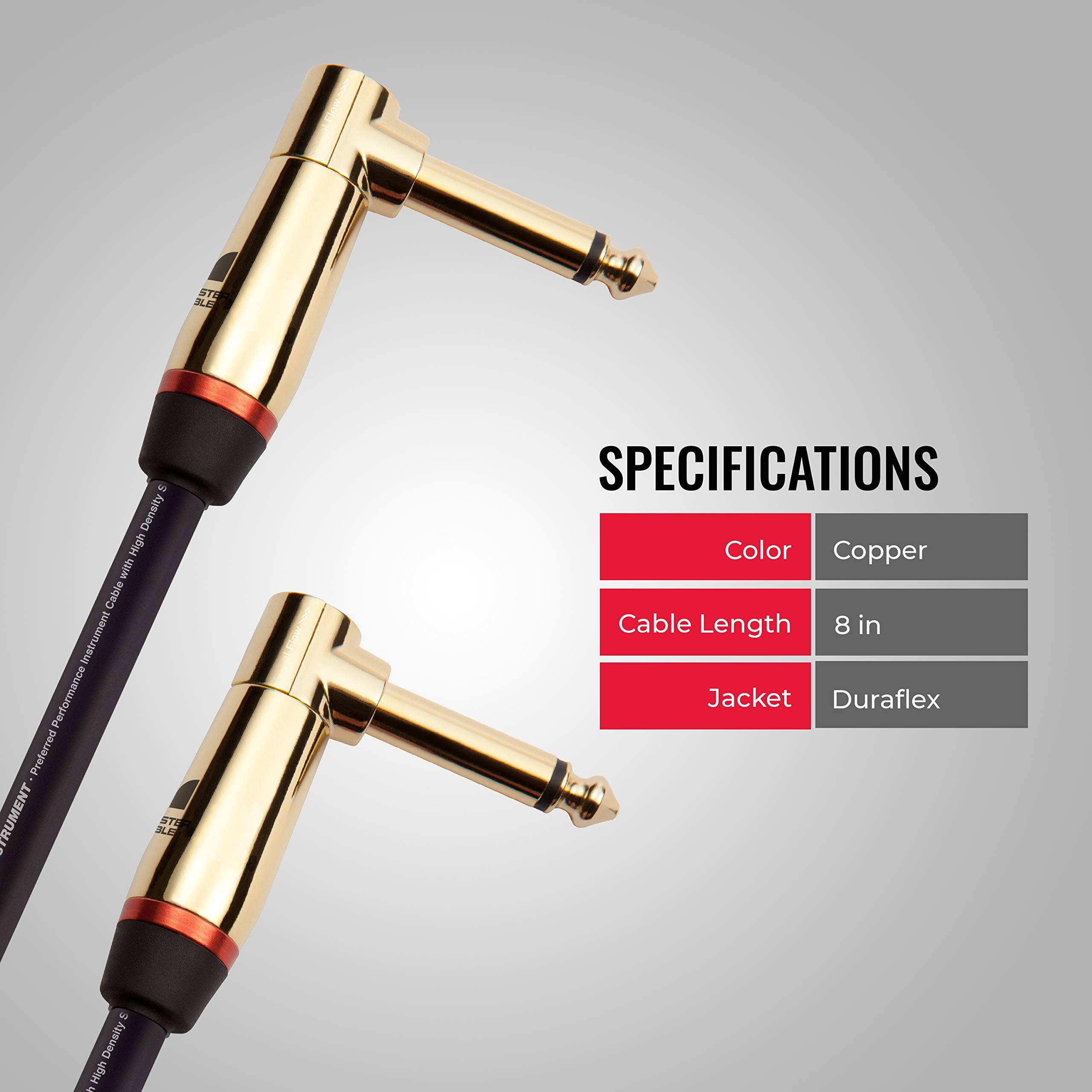 SPECIFICATIONS

- Color: Copper
- Cable Length: 8 in
- Jacket: DuraFlex