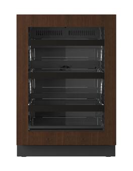 U-Line - 24"W. 5.1 Cu.Ft. Built-In Compact Refrigerator - Panel Ready Frame/Glass - Integrated Frame