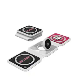Keyscaper - Georgia Bulldogs 3-in-1 Foldable Charger - White