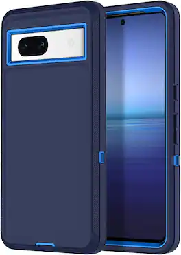 Entronix - Heavy Duty Case for Google Pixel 7 - Ultimate Protection and Durability - Navy