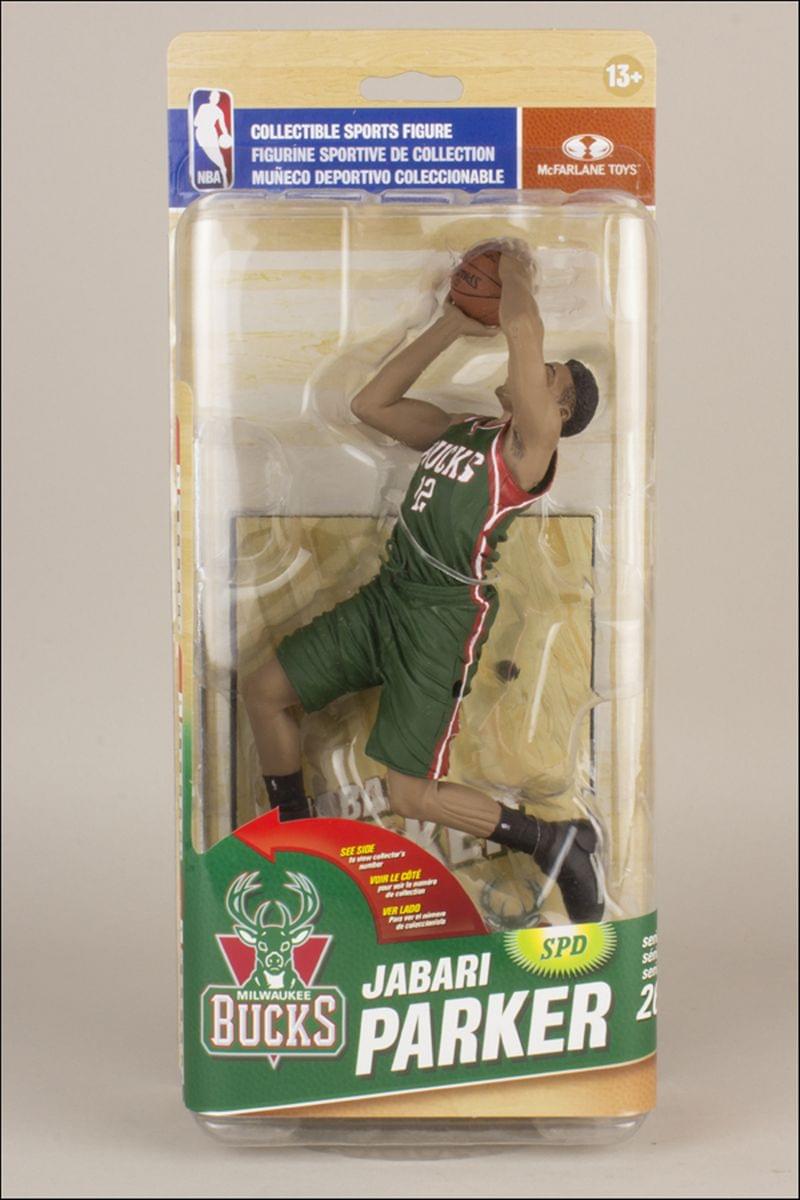 13+ COLLECTIBLE SPORTS FIGURE FIGURINE SPORTIVE DE COLLECTION McFARLANE TOYS NBA MUNÉCO DEPORTIVO COLECCIONABLE SSS UCKS 2 SEE SIDE VOW L COTE VER LADO SPD sen JABARI se MILWAUKEE BUCKS 2 PARKER