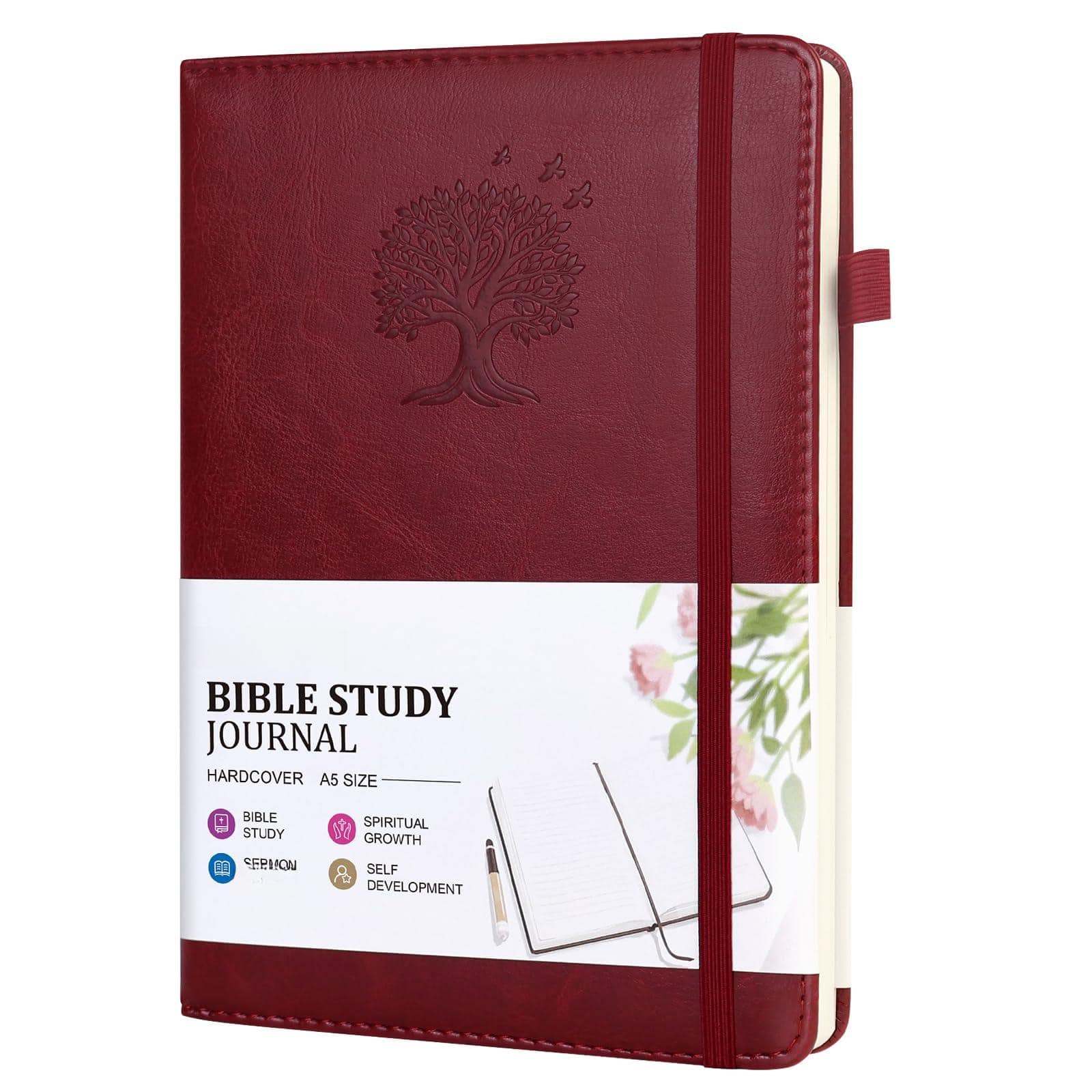 Stylel Star - Study Journal Scripture Notebook - Note Taking Kit With Guided Prompts Inspirational Religious Gifts Faith Based