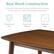 Real Wood Construction
A beautiful wood-grain veneer tabletop with rounded corners rests on a set of solid rubberwood legs
- Rubberwood Legs
- Wood-Grain Tabletop
- Rounded Edges
NOTE: Natural wood color may vary