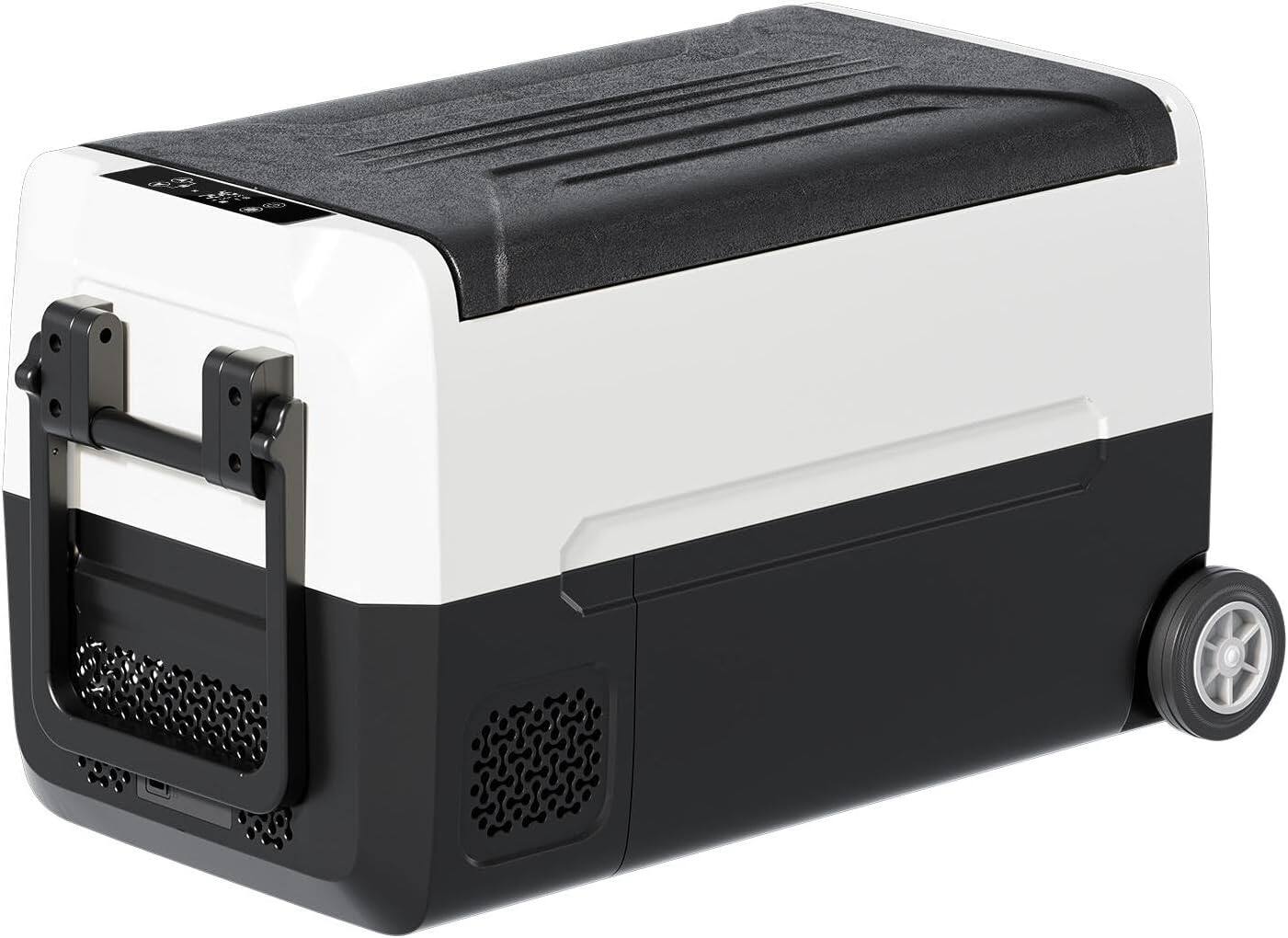 Alt View 1. Circus Cirle - 38QT(35L) Portable Car Refrigerator - Black.