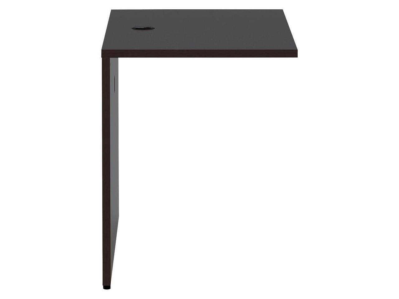 Alt View 6. Lorell - Lorell Bridge, Essentials Laminate, 48"X24"X29-1/2", Espresso (LLR18217) - Espresso.
