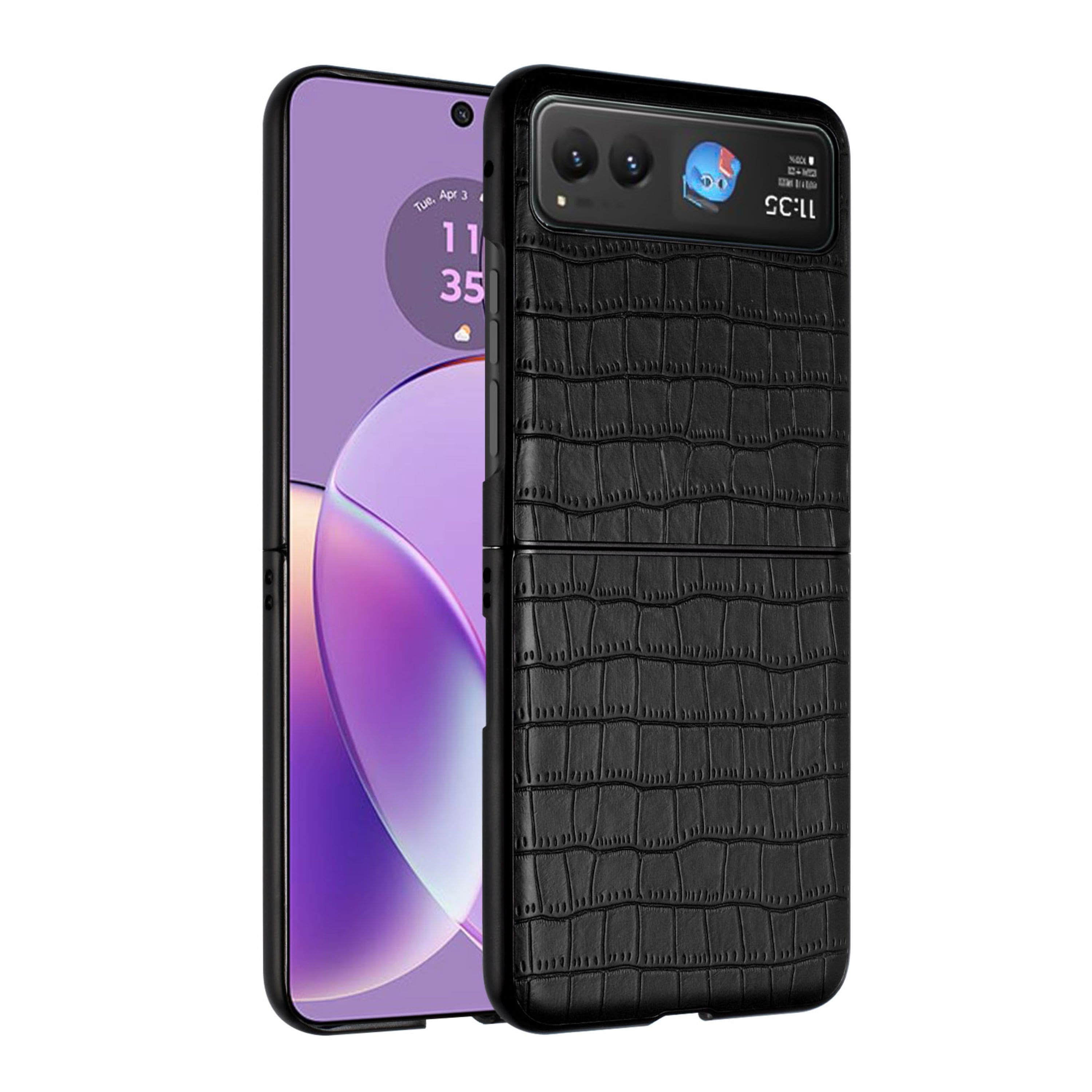 Kitcheniva - Vegan Leather Croc Design Case For Motorola Razr 2023(NonPlus) - Black price history on PriceWatchPro