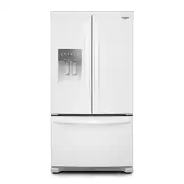 Whirlpool - 24.7 Cu. Ft. French Door Refrigerator with Elevated Deli Drawer - White
