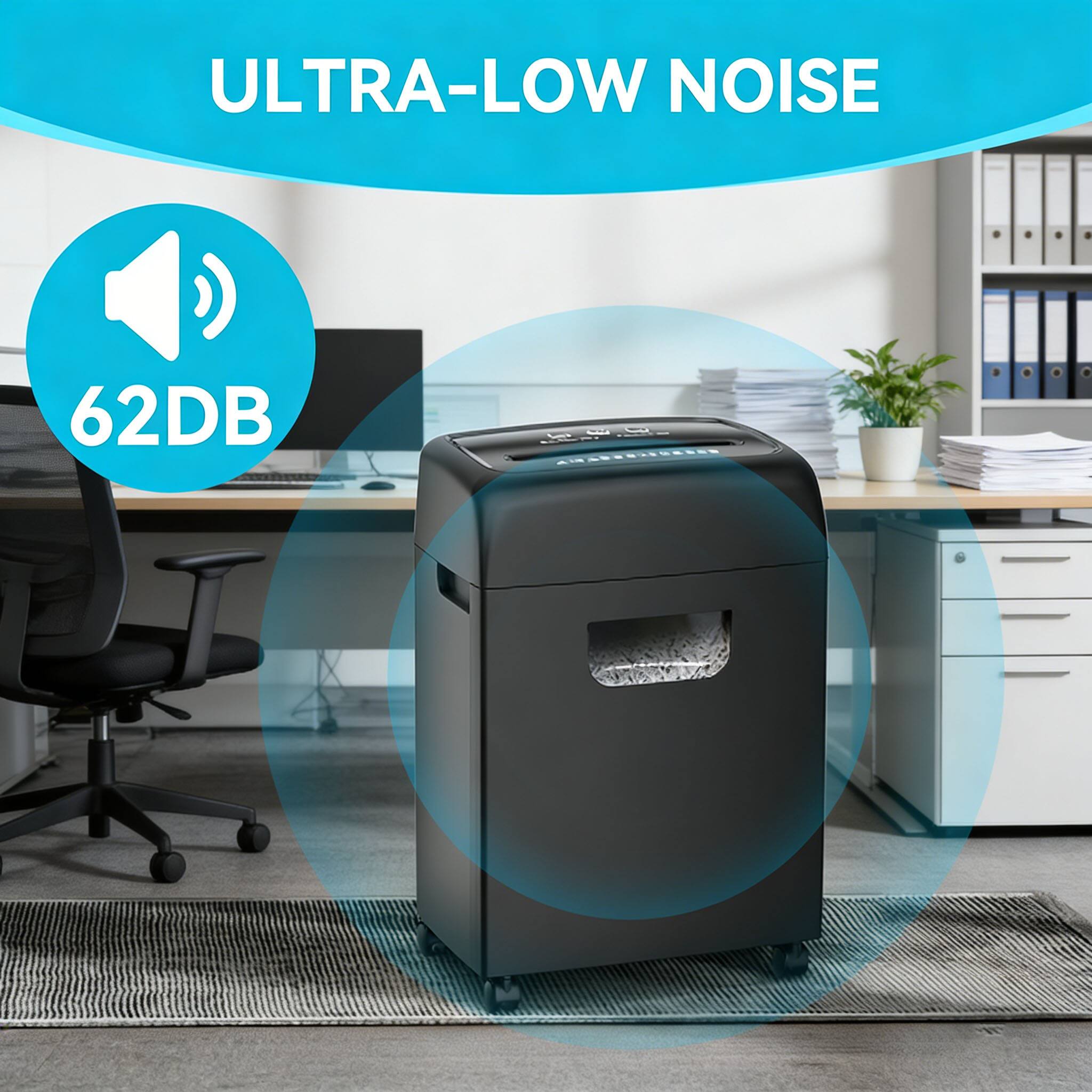 ULTRA-LOW NOISE  
62DB