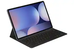 Samsung - Galaxy Tab S10+/S9+/S9 FE+ Book Cover Keyboard Slim - Black - Front_Zoom