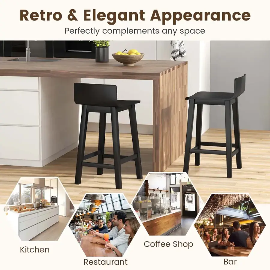 Retro & Elegant Appearance Perfectly complements any space: Kitchen, Coffee Shop, Restaurant, Bar.