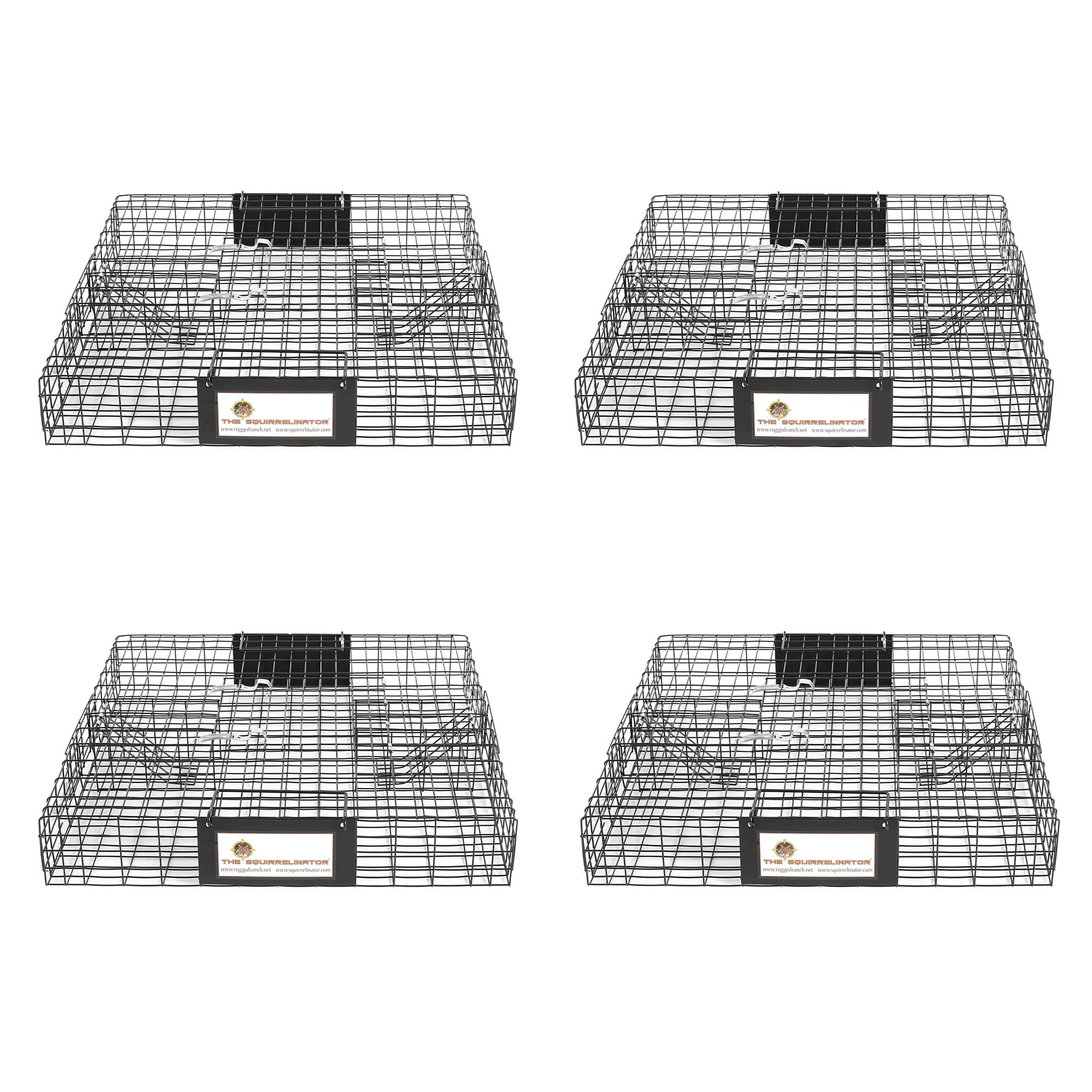 Rugged Ranch Squirrelinator Squirrel Chipmunk Metal 2 Door Trap Cage (4 Pack) price history on PriceWatchPro